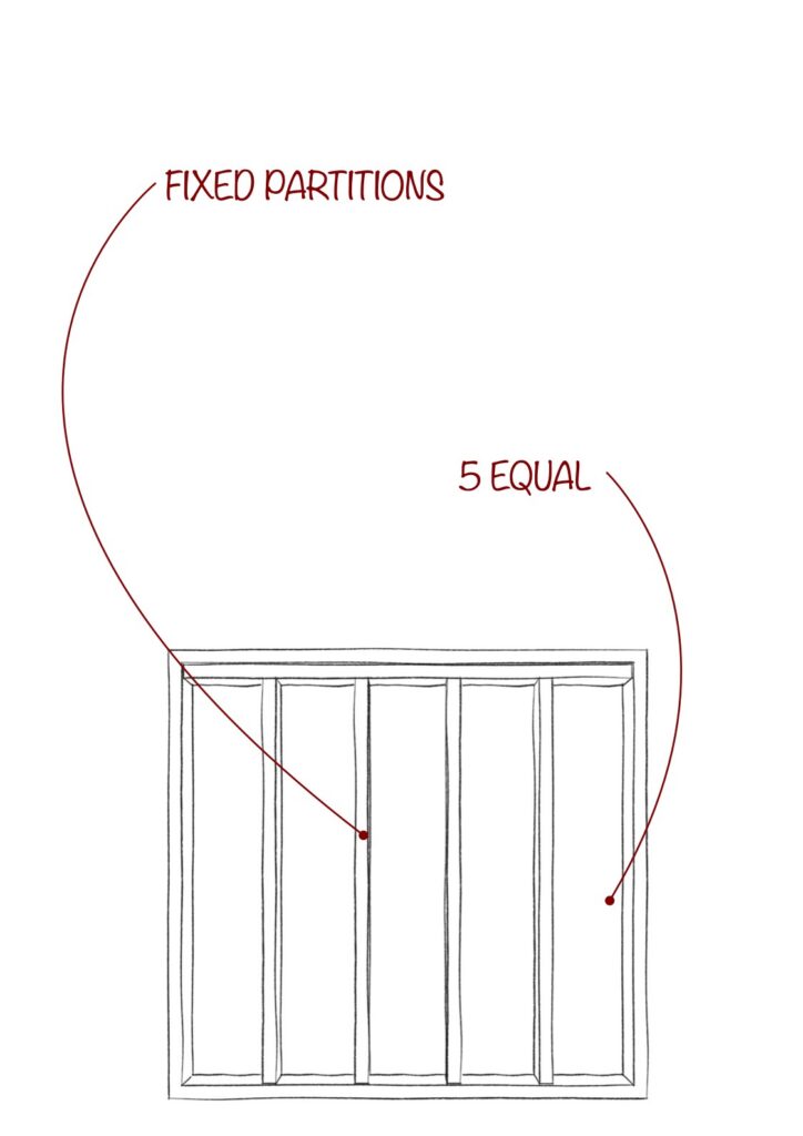 24" Multiple Partitions