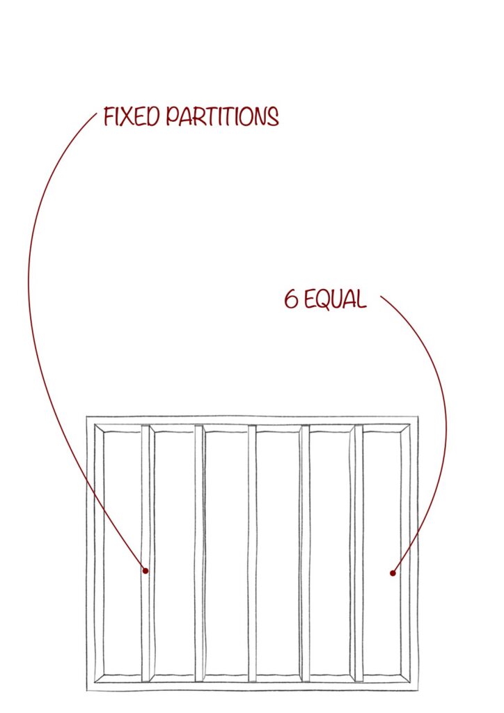 27" Multiple Partitions