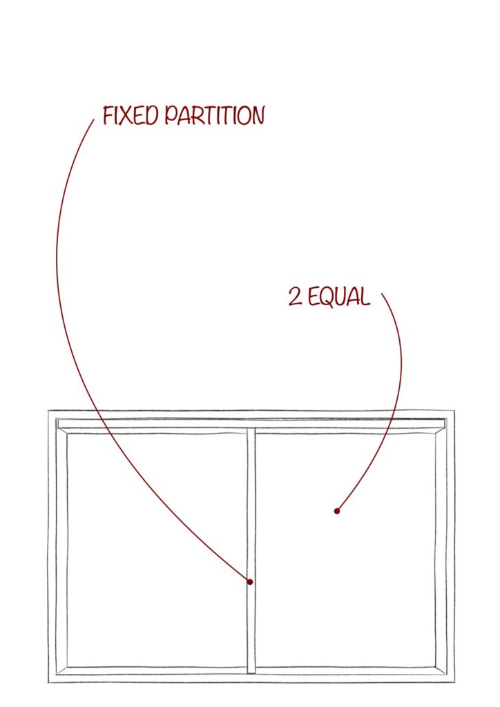33" Single Partition