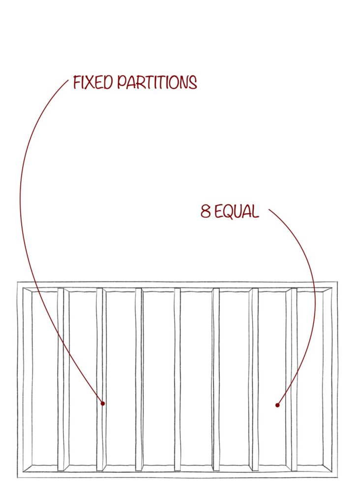 36" Multiple Partitions